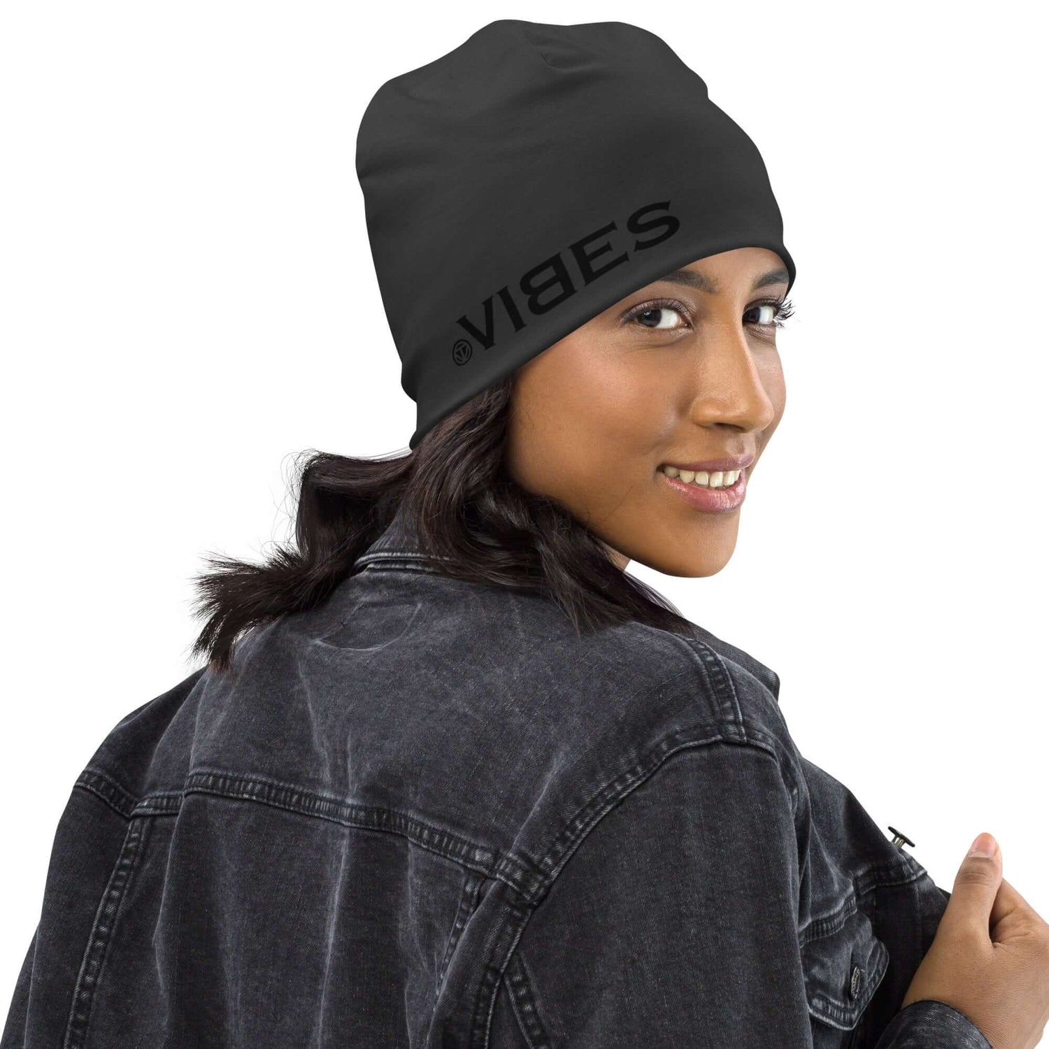 VIBES Beanie (Grau)