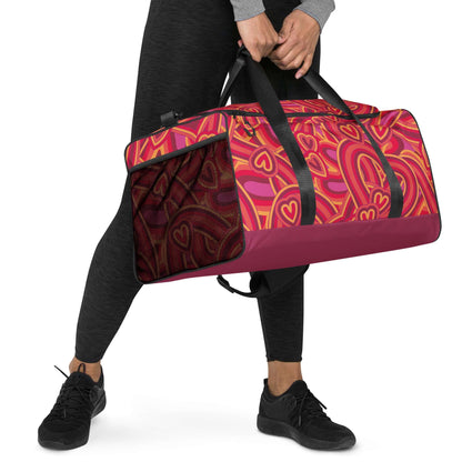 VIBES Reisetasche | HEARTS - handgefertigt nur €109.- | Time Of Vibes