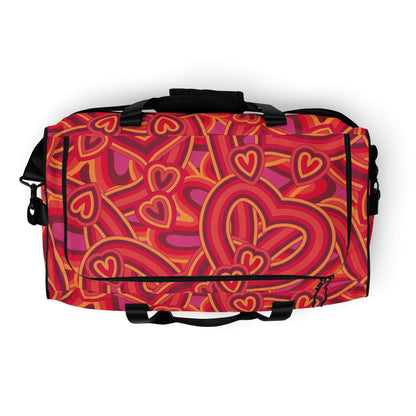 VIBES Reisetasche | HEARTS - handgefertigt nur €109.- | Time Of Vibes