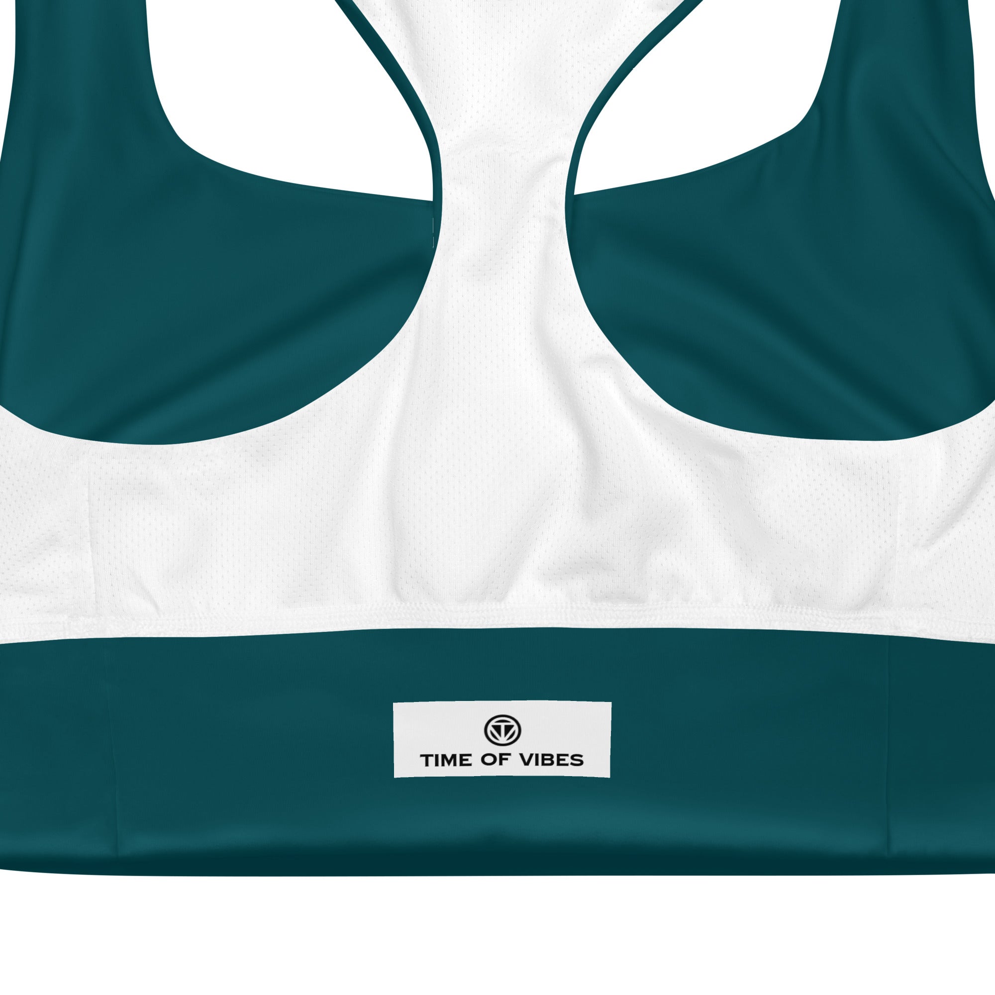 VIBES Longline Sports Bra (Teal)