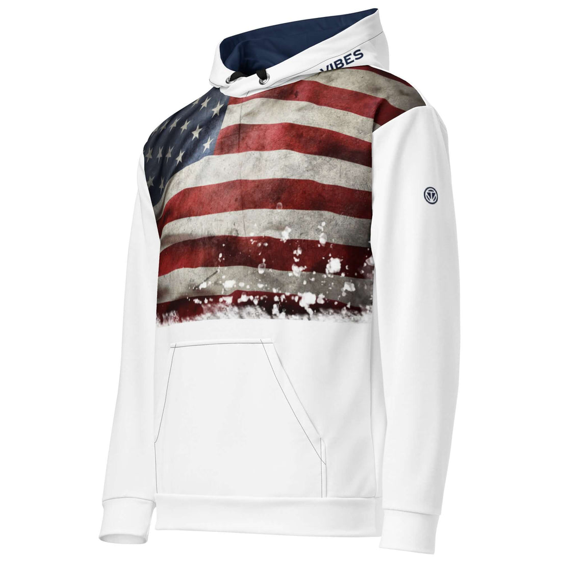 VIBES Premium Kapuzenpullover USA (Weiß) nur €79.00 | Time Of Vibes