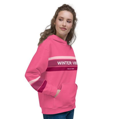 VIBES Premium Kapuzenpullover WINTER (Pink) nur €59.00 | Time Of Vibes