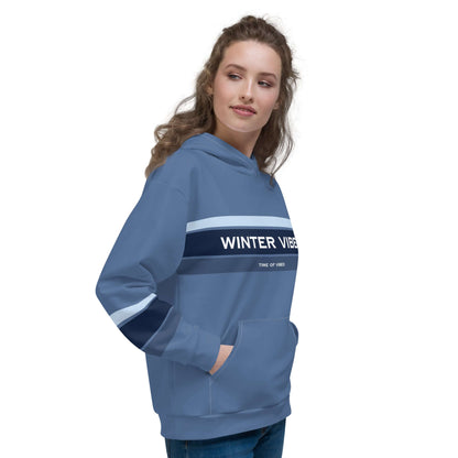 VIBES Premium Kapuzenpullover WINTER (Blau) nur €79.00 | Time Of Vibes