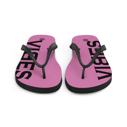 VIBES flip flops (pink/black)