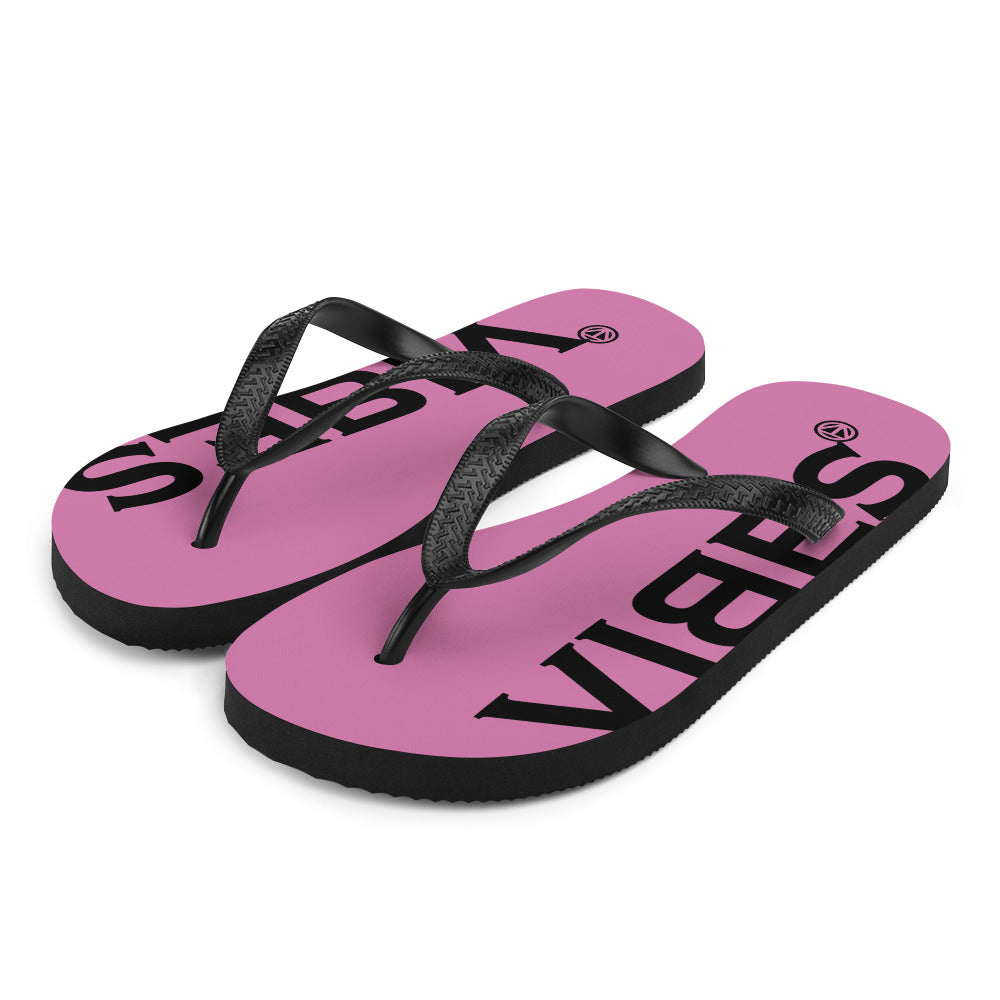 VIBES Flip-Flops (Pink/Schwarz)