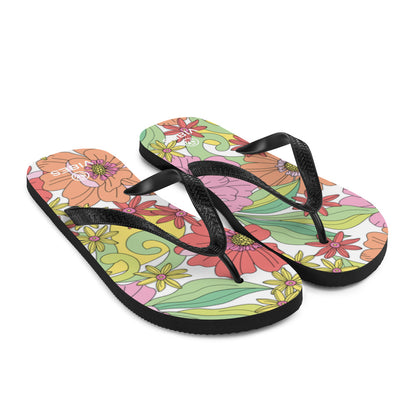 VIBES flip flops | FLOWERS