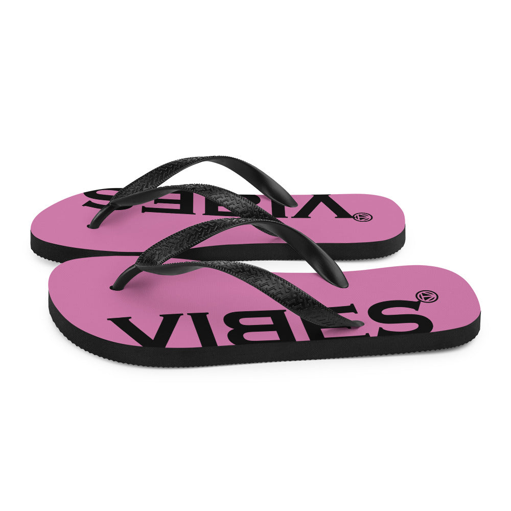 VIBES flip flops (pink/black)