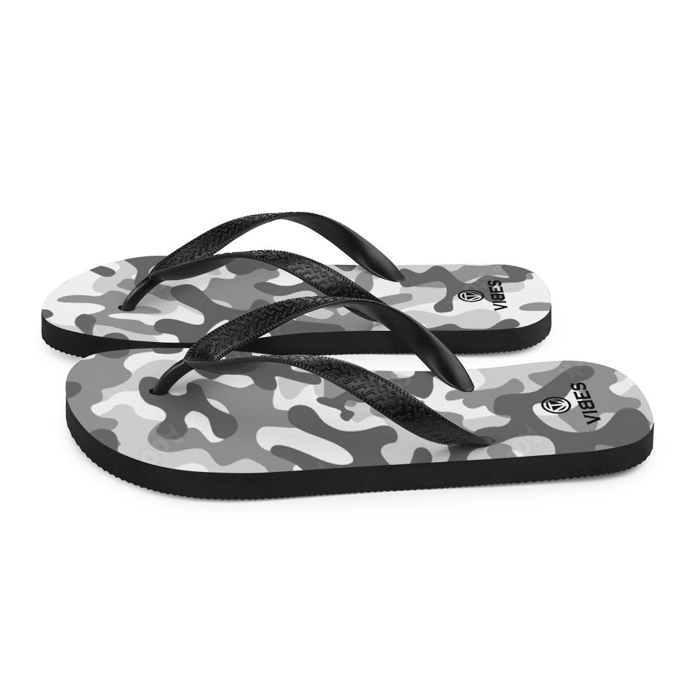 VIBES flip flops | CAMOUFLAGE (Grey)