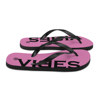 VIBES Flip-Flops (Pink/Schwarz)