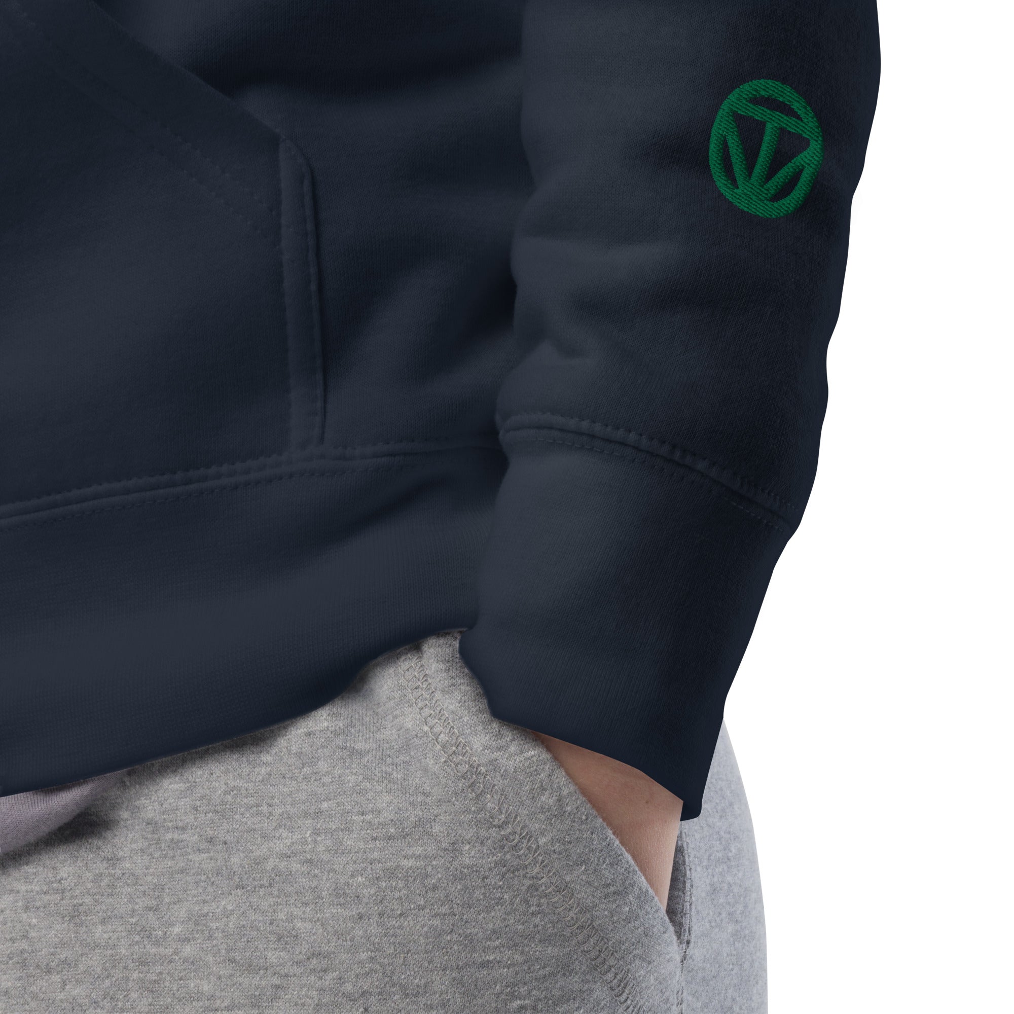 VIBES Hoodie (Navy/Green)