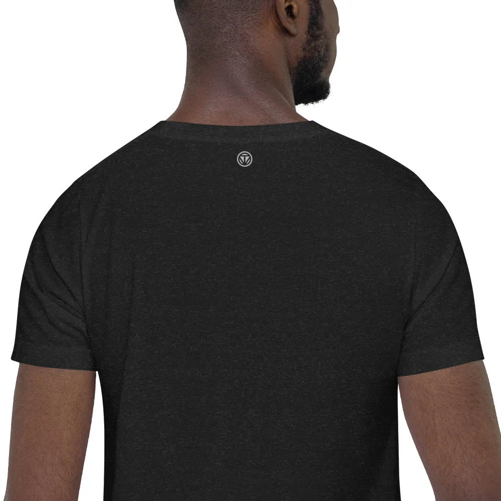 Herren Baumwoll T-Shirt VIBES (Schwarz/Silber), Baumwoll T-Shirts, Time Of Vibes