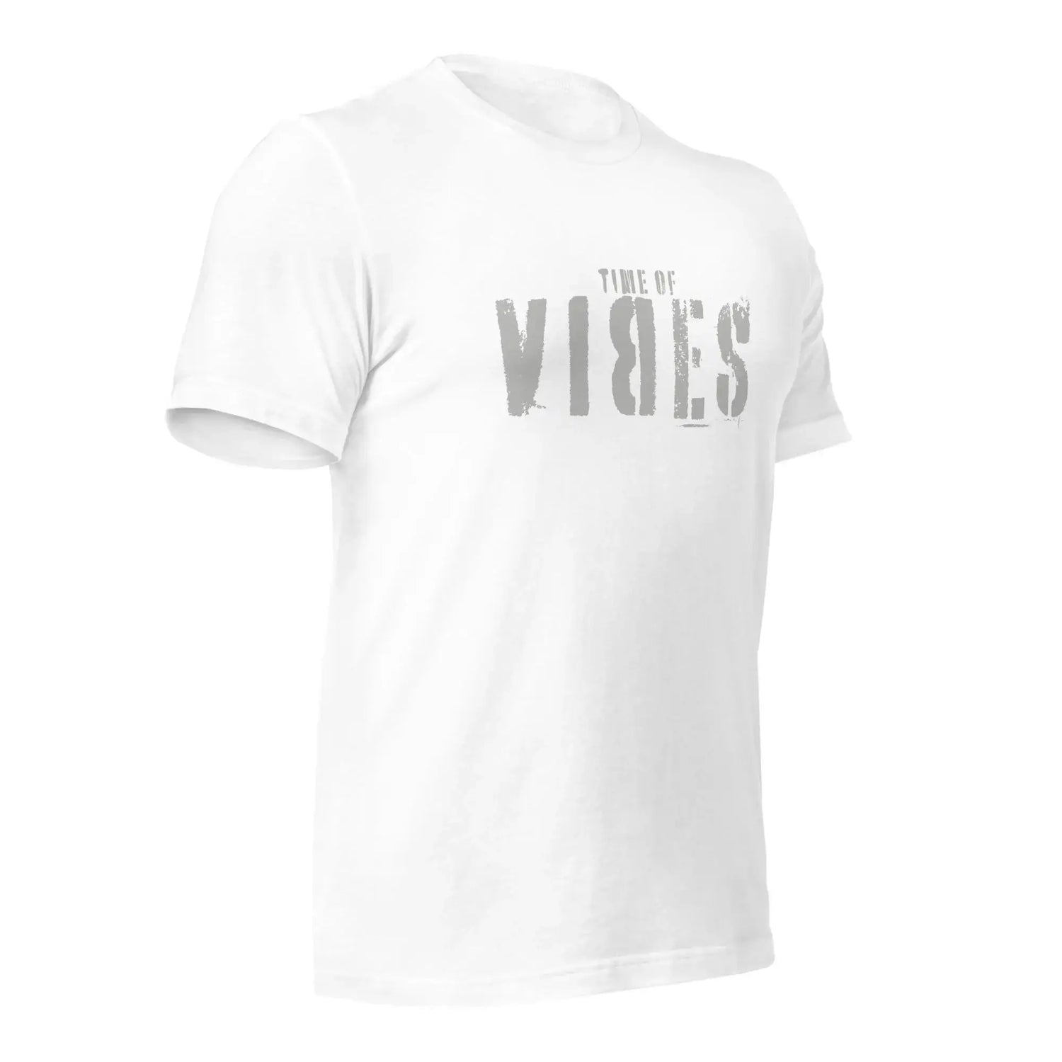 VIBES Baumwoll T-Shirt Herren (Weiß/Silber) ab €29.00 | Time Of Vibes