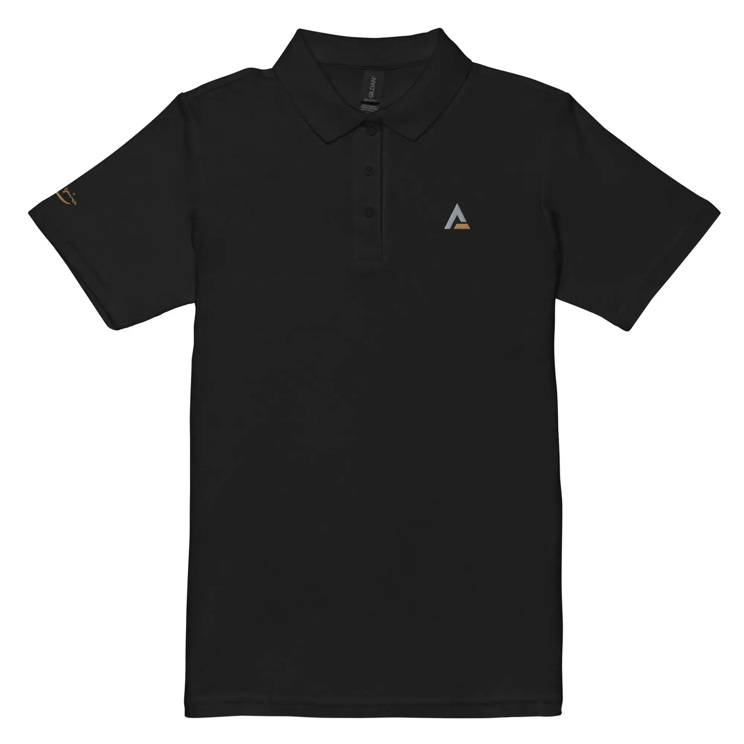 Damen Poloshirt AAA (Schwarz), Polo Shirt, Time Of Vibes