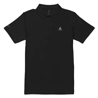 Damen Poloshirt AAA (Schwarz), Polo Shirt, Time Of Vibes