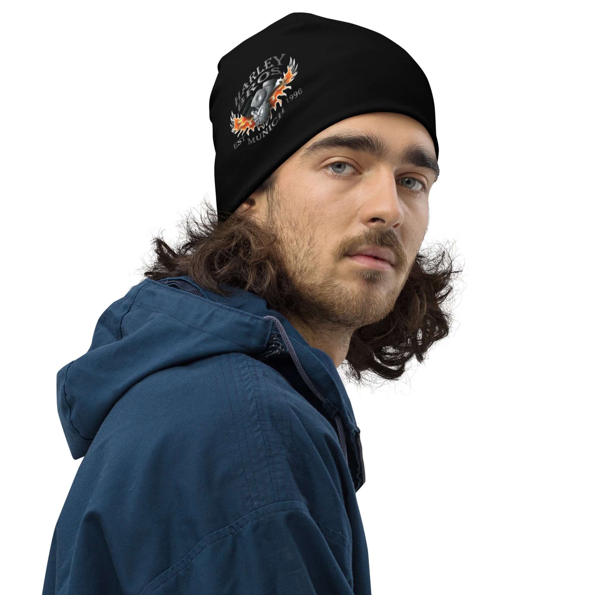 TIME OF VIBES TOV Beanie HARLEY BROS 23 (Schwarz) - €28,00