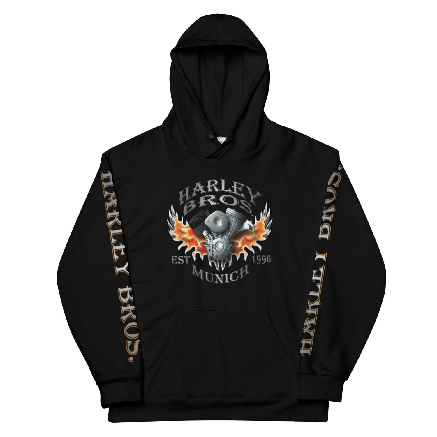 TIME OF VIBES TOV Premium Kapuzenpullover HARLEY BROS 23 (Schwarz) - €89,00