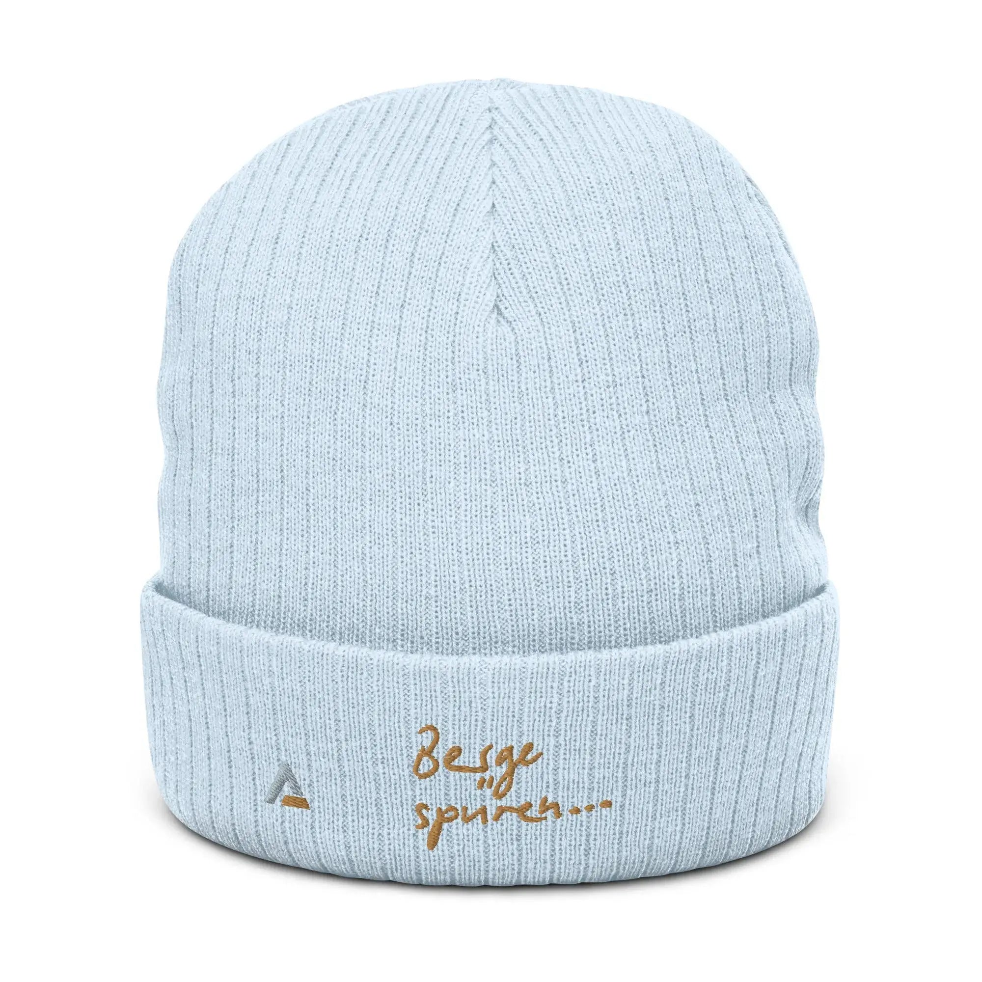 AAA Knitted Hat (Blue-Gold)