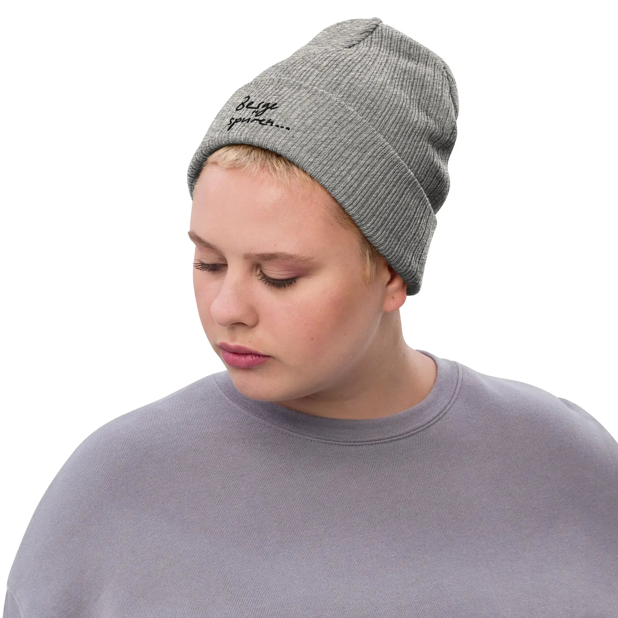 AAA Knitted Hat (Grey-Black)