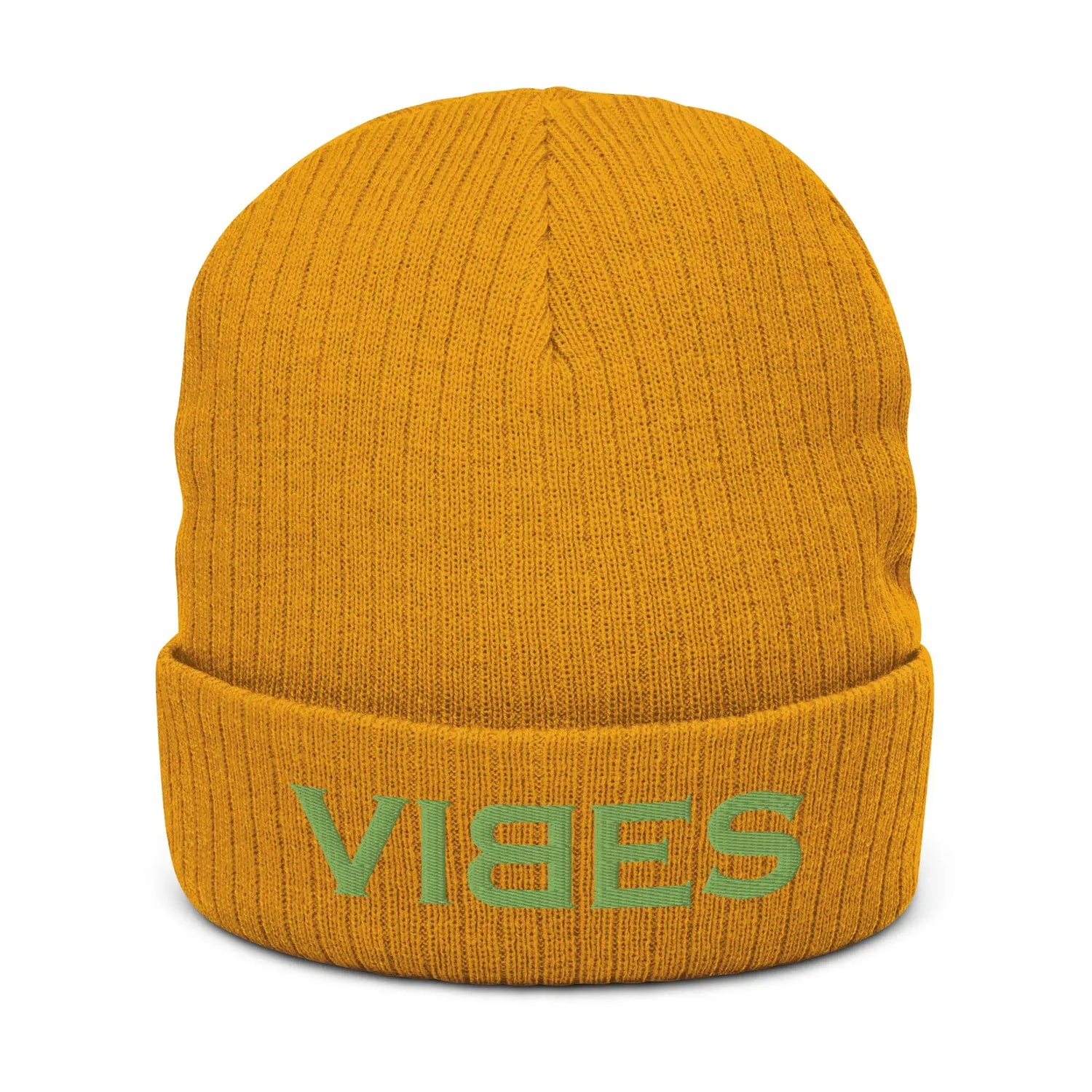 VIBES Strickmütze (Orange/Grün)