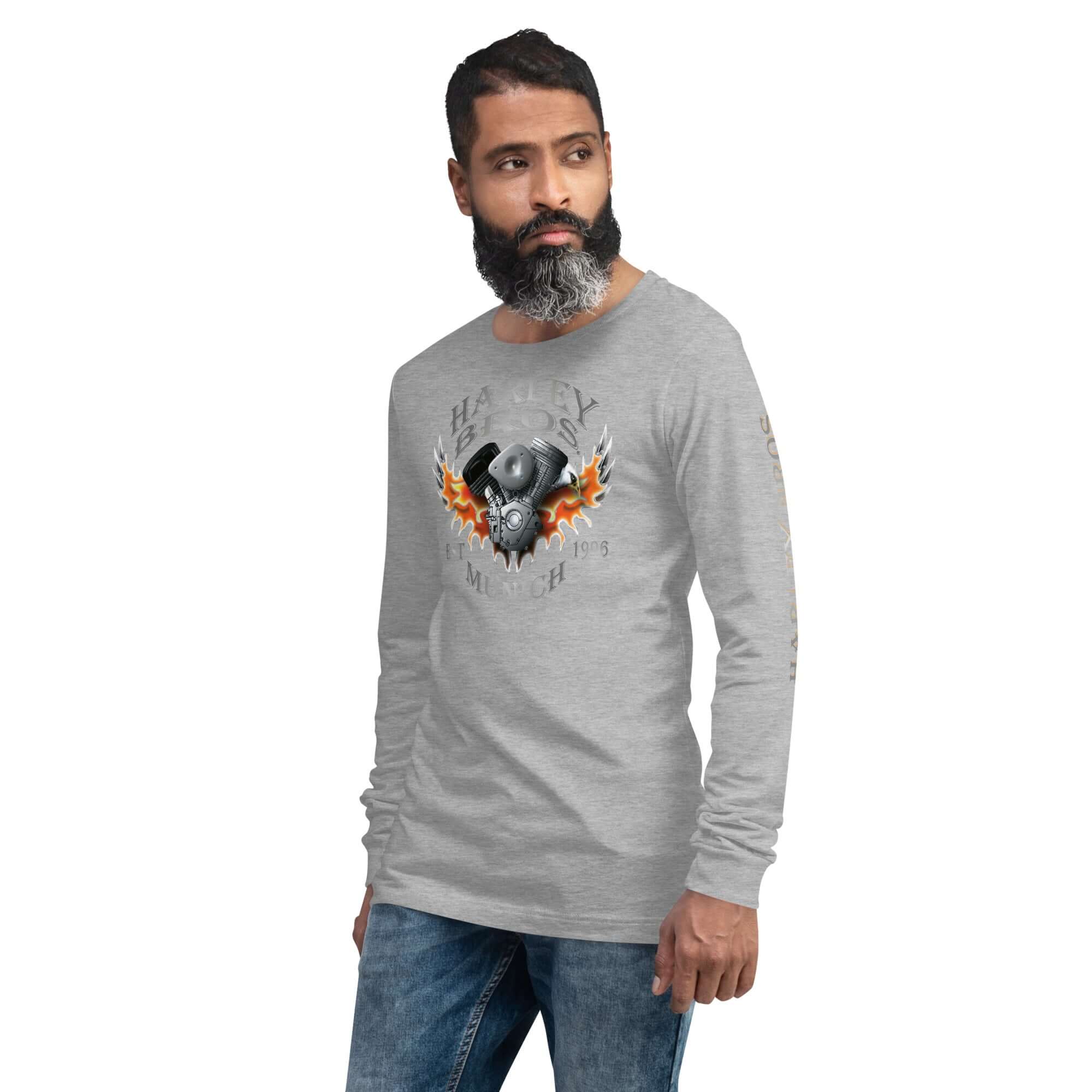 TIME OF VIBES Cotton Long Sleeve Tee HARLEY BROS 23 (var. colors) - €45,00