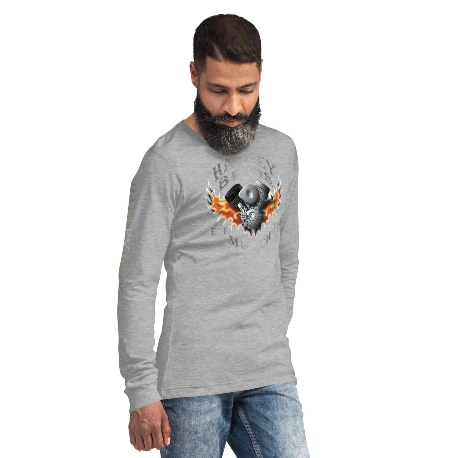 TIME OF VIBES Cotton Long Sleeve Tee HARLEY BROS 23 (var. colors) - €45,00